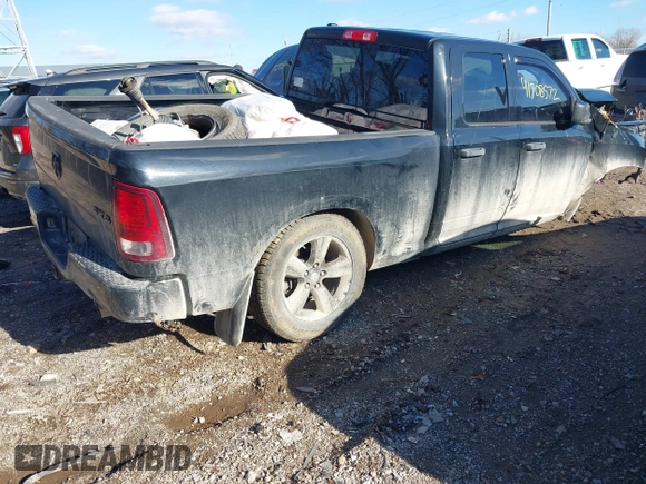 2014 Ram 1500 Express with VIN 1C6RR7FT8ES214938, listed as a IAAI auction lot 41708572 with 148,468 mi miles. Bid and sale history available at carsss.com. Image 4.