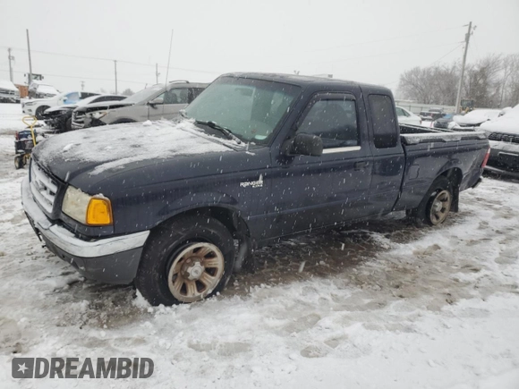 2001 Ford Ranger XLT Appearance with VIN 1FTYR14E11PA62827, listed as a Copart auction lot 87845045 with 142,748 mi miles and Salvage Title. Bid and sale history available at DreamBid. Image 1.