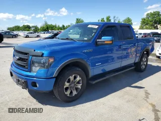 2013 Ford F-150 XL with VIN 1FTFW1ET4DKG27781, listed as a Copart auction lot 57953075 with 151,280 mi miles and Salvage title. Bid and sale history available at DreamBid. Image 1.