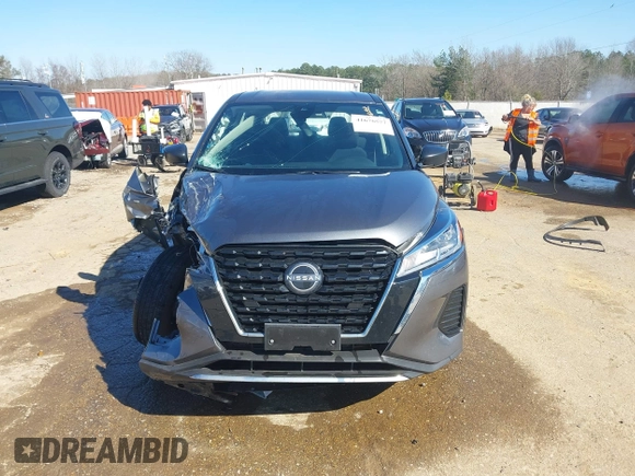 2024 Nissan Kicks S with VIN 3N1CP5BVXRL493865, listed as a IAAI auction lot 41676577 with 23,676 mi miles and . Bid and sale history available at carsss.com. Image 13.