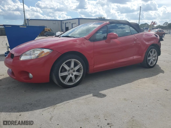 2007 Mitsubishi Eclipse GT with VIN 4A3AL35T07E002552, listed as a Copart auction lot 73959384 with 324,143 mi miles and Salvage Title. Bid and sale history available at carsss.com. Image 1.