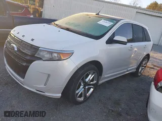 2012 Ford Edge Sport with VIN 2FMDK4AK1CBA84704, listed as a IAAI auction lot 41808555 with 198,000 mi miles. Bid and sale history available at carsss.com. Image 2.