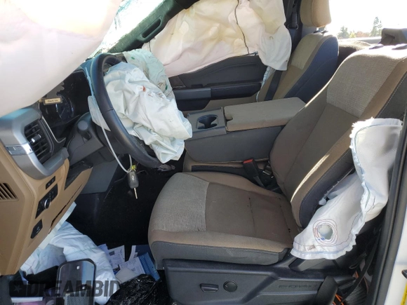 2022 Ford F-150 XL with VIN 1FTMF1E54NKD75959, listed as a Copart auction lot 37162664 with 56,564 mi miles and Salvage Title. Bid and sale history available at DreamBid. Image 7.