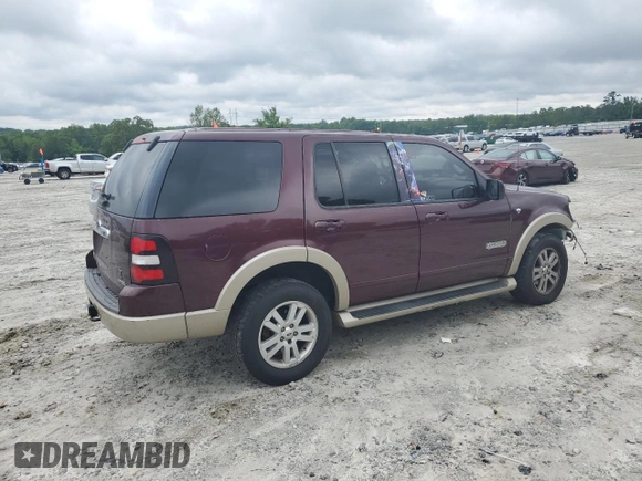2007 Ford Explorer Eddie Bauer z VIN 1FMEU74867UB67609, wystawiony jako Copart lot #55626955 z przebiegiem 244 887 mil mil oraz Szkoda całkowita • Salvage title. Historia ofert i sprzedaży dostępna na DreamBid. Obrazek 3.