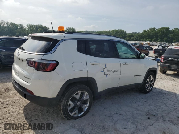 2020 Jeep Compass Limited с VIN 3C4NJDCB1LT125751, выставлен на аукционе Copart как лот 60538455 с пробегом 170 547 миль миль и Списание • Salvage title. История ставок и продаж доступна на DreamBid. Изображение 3.