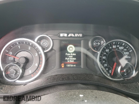 2021 Ram 2500 Tradesman with VIN 3C6UR5CL8MG538609, listed as a Copart auction lot 51596125 with 130,726 mi miles and Salvage title. Bid and sale history available at DreamBid. Image 9.