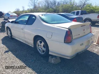 2004 Chevrolet Monte Carlo SS Supercharged with VIN 2G1WZ121749159033, listed as a IAAI auction lot 42054942 with 119,326 mi miles. Bid and sale history available at carsss.com. Image 3.