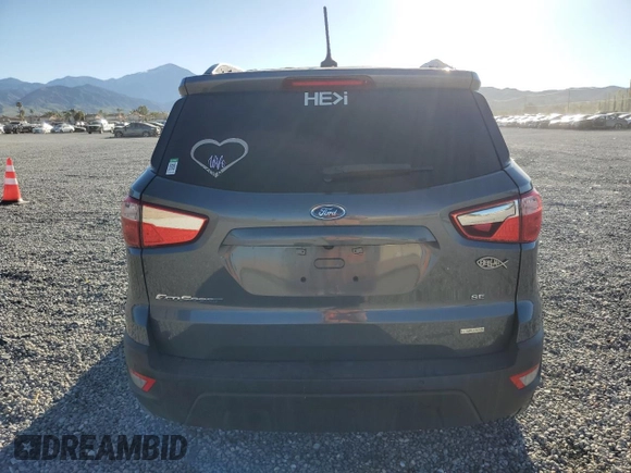 2020 Ford EcoSport SE with VIN MAJ3S2GEXLC325901, listed as a Copart auction lot 50194775 with 76,273 mi miles and Salvage Title. Bid and sale history available at carsss.com. Image 6.