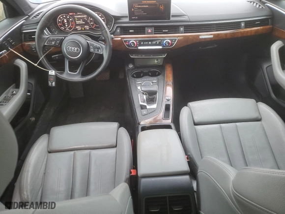 2017 Audi A4 Premium Plus with VIN WAUENAF40HN022325, listed as a Copart auction lot 49175105 with 83,471 mi miles and Salvage Title. Bid and sale history available at carsss.com. Image 8.