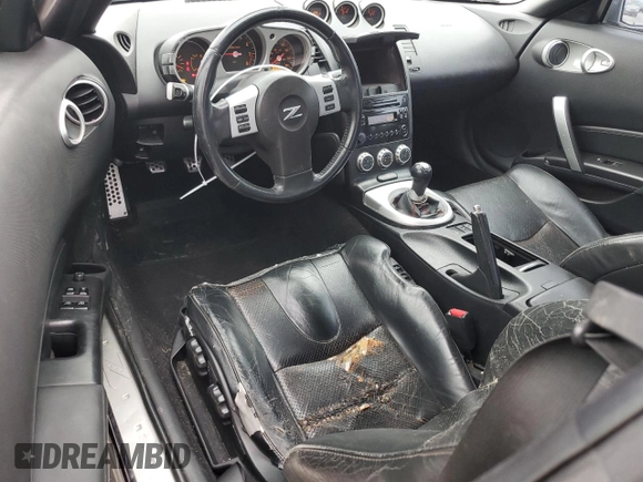 2006 Nissan 350Z Touring with VIN JN1AZ34E96M380039, listed as a Copart auction lot 43696005 with 140,709 mi miles and Clean Title. Bid and sale history available at carsss.com. Image 8.