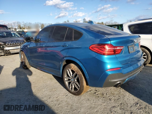 2017 BMW X4 M40i z VIN 5UXXW7C35H0U26255, wystawiony jako Copart lot #41468925 z przebiegiem 106 786 mil mil oraz Szkoda całkowita • Salvage title. Historia ofert i sprzedaży dostępna na DreamBid. Obrazek 2.