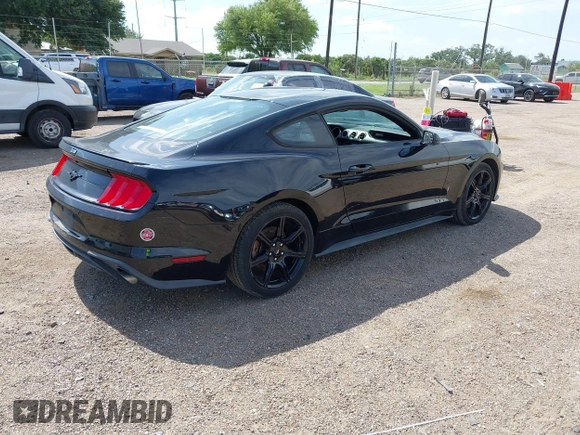 2018 Ford Mustang EcoBoost with VIN 1FA6P8TH8J5106373, listed as a IAAI auction lot 42724089 with 141,865 mi miles and . Bid and sale history available at DreamBid. Image 4.