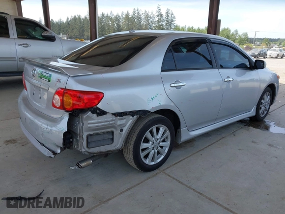2009 Toyota Corolla with VIN 2T1BU40E59C150365, listed as a IAAI auction lot 42185131 with 179,912 mi miles. Bid and sale history available at carsss.com. Image 4.