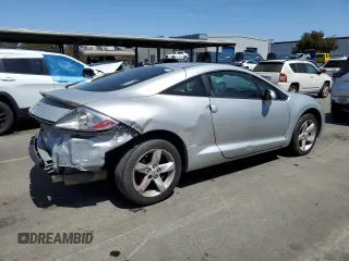2007 Mitsubishi Eclipse GT with VIN 4A3AK34T77E051865, listed as a Copart auction lot 56808684 with 181,077 mi miles and Clean Title. Bid and sale history available at carsss.com. Image 3.