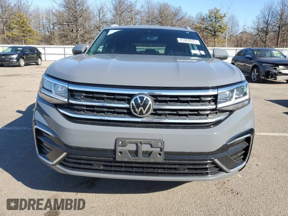 2021 Volkswagen Atlas SEL with VIN 1V2SE2CA4MC236762, listed as a Copart auction lot 45089025 with 79,963 mi miles and Salvage title. Bid and sale history available at DreamBid. Image 5.