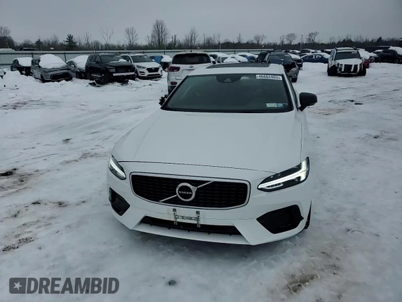 2020 Volvo S90 R-Design with VIN LVYA22MT2LP173215, listed as a Copart auction lot 46662405 with 54,491 mi miles and Salvage Title. Bid and sale history available at carsss.com. Image 11.