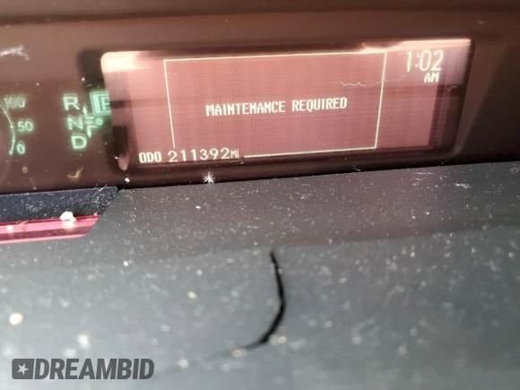 2014 Toyota Prius with VIN JTDKN3DP1E3056795, listed as a Copart auction lot 61605975 with 211,392 mi miles and Salvage title. Bid and sale history available at DreamBid. Image 9.