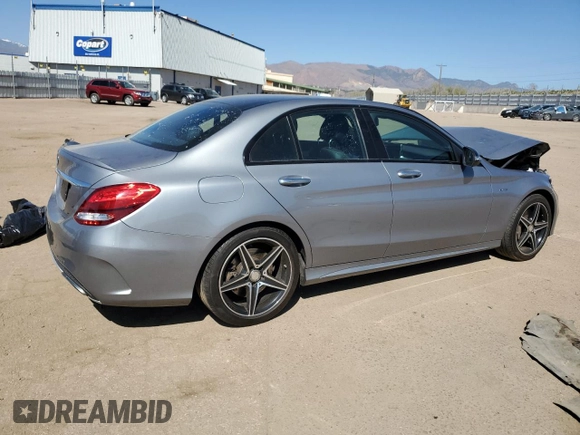2016 Mercedes-Benz C 450 AMG with VIN 55SWF6EB3GU107429, listed as a Copart auction lot 52775825 with 85,991 mi miles and Salvage title. Bid and sale history available at DreamBid. Image 3.