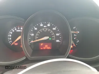 2014 Kia Rio LX with VIN KNADM5A34E6377346, listed as a Copart auction lot 82783993 with 107,160 mi miles and Salvage Title. Bid and sale history available at carsss.com. Image 9.