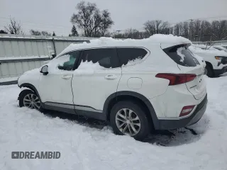 2019 Hyundai Santa Fe SE with VIN 5NMS2CAD9KH102793, listed as a Copart auction lot 43292245 with 160,903 mi miles and Salvage Title. Bid and sale history available at DreamBid. Image 2.