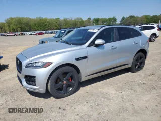 2017 Jaguar F-Pace 20d R-Sport with VIN SADCL2BN3HA098895, listed as a Copart auction lot 52218935 with 122,041 mi miles and Clean Title. Bid and sale history available at DreamBid. Image 1.
