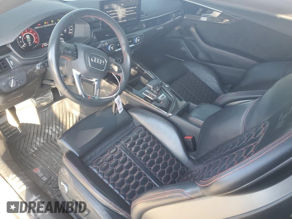 2021 Audi RS 5 z VIN WUANWAF5XMA903675, wystawiony jako Copart lot #86527284 z przebiegiem 27 445 mil mil oraz Szkoda całkowita • Salvage title. Historia ofert i sprzedaży dostępna na DreamBid. Obrazek 8.