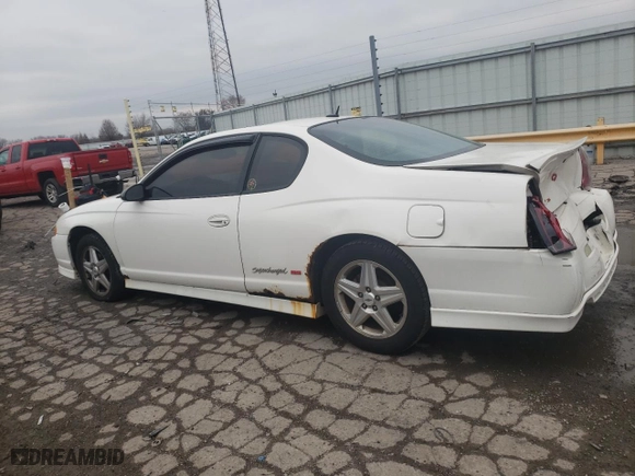 2005 Chevrolet Monte Carlo SS Supercharged with VIN 2G1WZ121259141492, listed as a Copart auction lot 85734074 with 154,379 mi miles and Salvage Title. Bid and sale history available at carsss.com. Image 2.