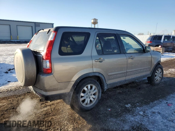 2005 Honda CR-V EX SE with VIN JHLRD78945C038170, listed as a Copart auction lot 45744965 with 171,637 mi miles and Salvage Title. Bid and sale history available at carsss.com. Image 3.