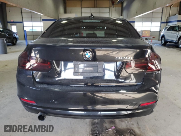 2013 BMW 3 Series 320i with VIN WBA3B1C51DF078369, listed as a Copart auction lot 41923635 with 106,330 mi miles and Salvage Title. Bid and sale history available at carsss.com. Image 6.
