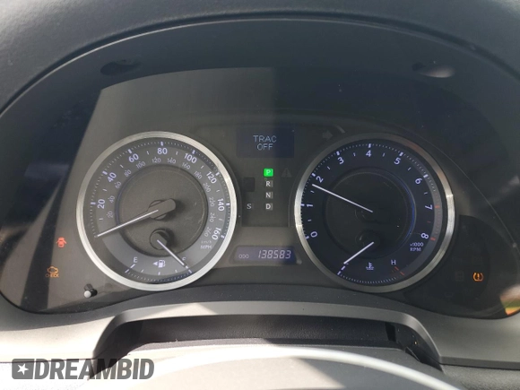 2012 Lexus IS 250 with VIN JTHCF5C22C5060552, listed as a Copart auction lot 48714725 with 138,583 mi miles and Salvage Title. Bid and sale history available at DreamBid. Image 9.