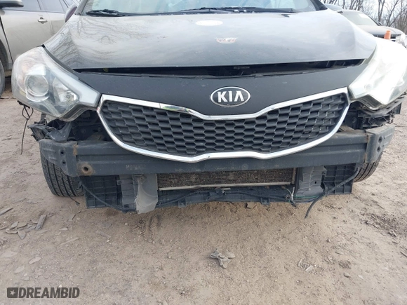 2016 Kia Forte LX with VIN KNAFK4A66G5550487, listed as a IAAI auction lot 41709092 with 139,609 mi miles. Bid and sale history available at carsss.com. Image 6.
