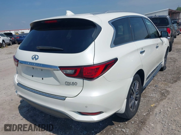 2019 Infiniti QX60 Luxe with VIN 5N1DL0MN7KC501009, listed as a IAAI auction lot 42145494 with 130,375 mi miles and . Bid and sale history available at DreamBid. Image 4.