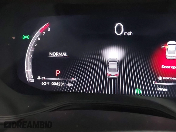 2025 Acura TLX w/A-Spec Package with VIN 19UUB6F50SA000385, listed as a IAAI auction lot 41988181 with 4,231 mi miles and . Bid and sale history available at DreamBid. Image 7.
