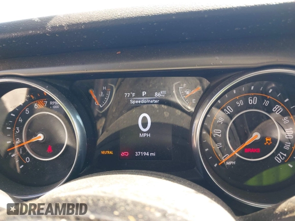 2018 Jeep Wrangler Unlimited Sport S with VIN 1C4HJXDN1JW216825, listed as a IAAI auction lot 42405799 with 37,194 mi miles and . Bid and sale history available at DreamBid. Image 7.