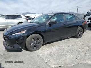 2023 Hyundai Elantra Blue z VIN KMHLM4AJ9PU077612, wystawiony jako Copart lot #46584495 z przebiegiem 50 723 mil mil oraz Szkoda całkowita • Salvage title. Historia ofert i sprzedaży dostępna na DreamBid. Obrazek 1.