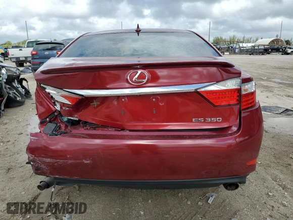 2015 Lexus ES with VIN JTHBK1GG9F2162281, listed as a Copart auction lot 85310724 with 159,230 mi miles and Salvage Title. Bid and sale history available at carsss.com. Image 6.