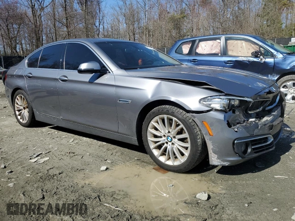 2015 BMW 5 Series 528i xDrive with VIN WBA5A7C53FD622593, listed as a Copart auction lot 49891785 with 183,973 mi miles and Salvage Title. Bid and sale history available at carsss.com. Image 4.