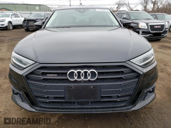 2020 Audi A8 L with VIN WAU8EAF85LN013807, listed as a Copart auction lot 47556075 with 44,921 mi miles and Salvage Title. Bid and sale history available at carsss.com. Image 5.
