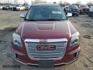 2017 GMC Terrain Denali with VIN 2GKFLVE36H6118403, listed as a Copart auction lot 87058314 with 56,420 mi miles and Salvage Title. Bid and sale history available at carsss.com. Image 5.