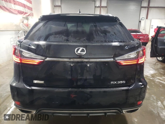 2020 Lexus RX 350 F Sport Performance with VIN 2T2YZMDA5LC257762, listed as a Copart auction lot 52093915 with 43,246 mi miles and Salvage title. Bid and sale history available at DreamBid. Image 6.