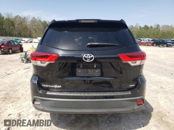 2017 Toyota Highlander LE with VIN 5TDBZRFH1HS454380, listed as a Copart auction lot 49449085 with 151,807 mi miles and Salvage title. Bid and sale history available at DreamBid. Image 6.