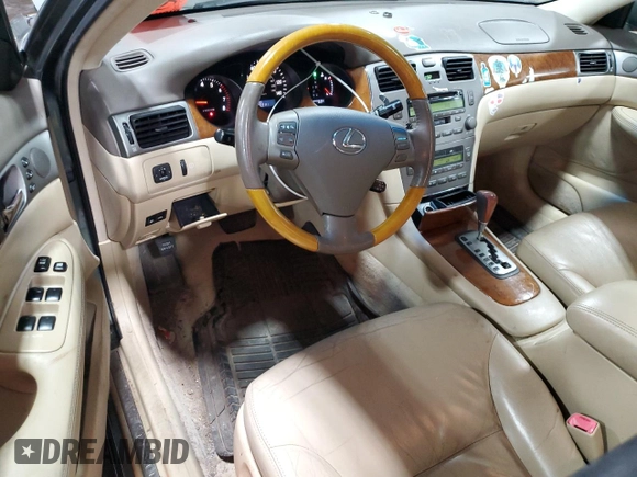 2006 Lexus ES 350 with VIN JTHBA30G665154825, listed as a Copart auction lot 53287775 with 209,694 mi miles and Salvage Title. Bid and sale history available at DreamBid. Image 8.