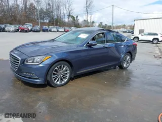 2016 Hyundai Genesis 3.8L with VIN KMHGN4JEXGU106388, listed as a IAAI auction lot 41781861 with 64,285 mi miles. Bid and sale history available at carsss.com. Image 17.