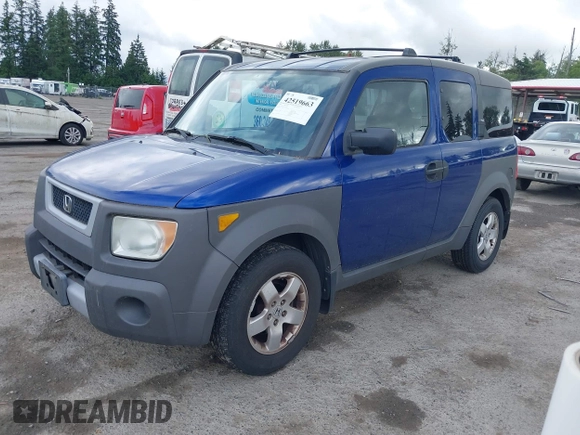2004 Honda Element EX with VIN 5J6YH285X4L039703, listed as a IAAI auction lot 42519663 with 231,546 mi miles and . Bid and sale history available at DreamBid. Image 2.
