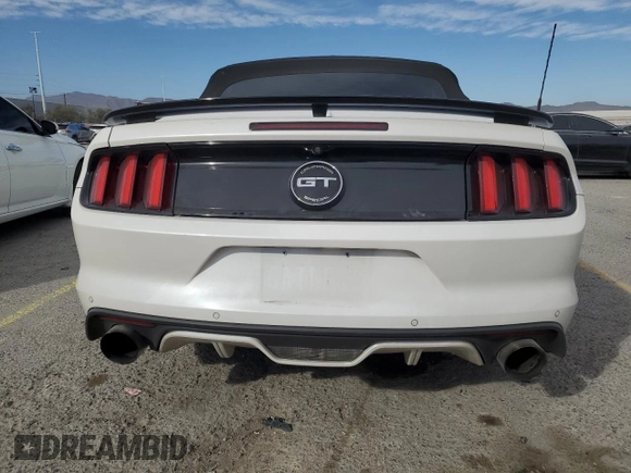 2017 Ford Mustang GT Premium with VIN 1FATP8FF7H5210716, listed as a Copart auction lot 44013595 with 49,092 mi miles and Salvage title. Bid and sale history available at DreamBid. Image 6.