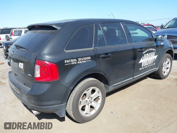 2013 Ford Edge SEL with VIN 2FMDK3JC0DBB45836, listed as a IAAI auction lot 42057793 with 239,228 mi miles. Bid and sale history available at carsss.com. Image 4.