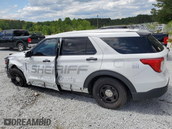 2022 Ford Explorer z VIN 1FM5K8AC1NGB17877, wystawiony jako Copart lot #55605335 z przebiegiem 28 980 mil mil oraz Szkoda całkowita • Salvage title. Historia ofert i sprzedaży dostępna na DreamBid. Obrazek 2.
