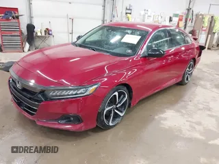2022 Honda Accord Sedan Sport SE with VIN 1HGCV1F47NA033174, listed as a IAAI auction lot 41956921 with 45,560 mi miles. Bid and sale history available at carsss.com. Image 17.