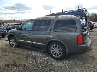 2008 Infiniti QX56 with VIN 5N3AA08C98N906133, listed as a Copart auction lot 80408073 with 168,545 mi miles and Clean Title. Bid and sale history available at carsss.com. Image 2.