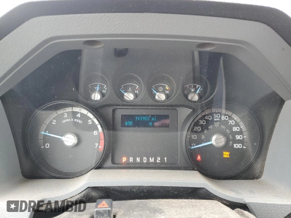 2016 Ford F-250 XL with VIN 1FT7W2A62GEC31586, listed as a Copart auction lot 57895005 with 143,903 mi miles and Salvage title. Bid and sale history available at DreamBid. Image 9.